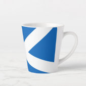 Saltire ~ Flag bij Schotland Latte Mok (Rechts)