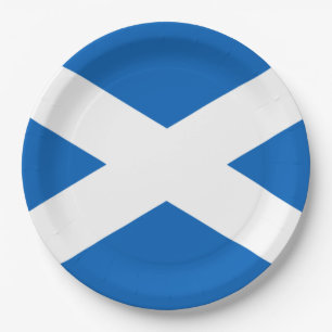 Saltire ~ Flag bij Schotland Papieren Bordje