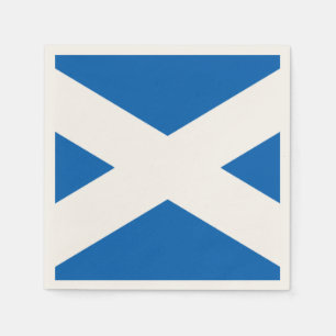 Saltire ~ Flag bij Schotland  Servet