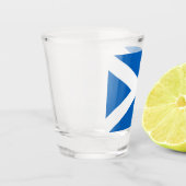 Saltire ~ Flag bij Schotland Shot Glas (Links)