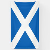 Saltire ~ Flag bij Schotland Spandoek (Verticaal)
