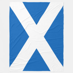 Saltire ~ Flag of Scotland Fleece Blanket Deken