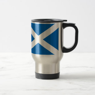 Saltire, Schotse vlag (officiële kleur) Reisbeker