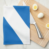 Saltire, Schotse vlag (officiële kleur) Theedoek (Quarter Fold)