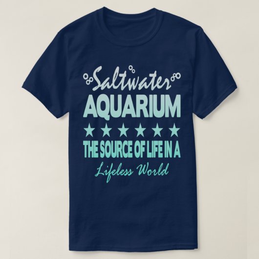 Saltwater Aquarium 4 T-shirt (Design voorkant)