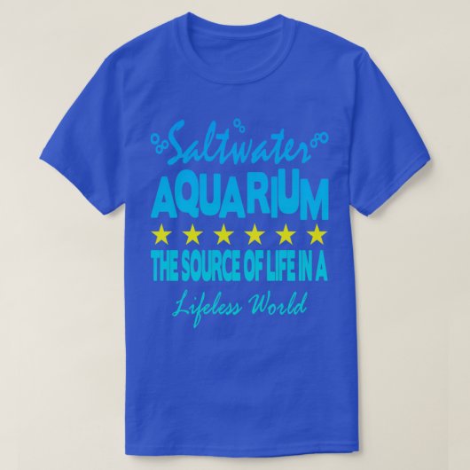 Saltwater Aquarium T-shirt (Design voorkant)