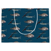 Saltwater Fisherman Paper Cadeau Groot Cadeauzakje (Voorkant)