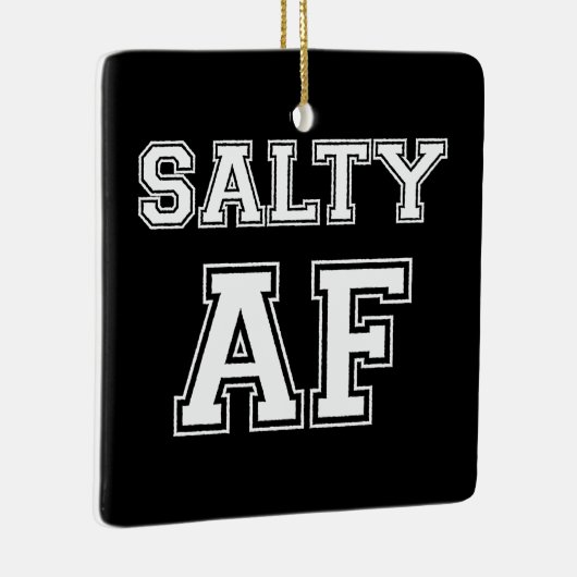 SALTY AF PINGING PONG BALL KERAMISCH ORNAMENT (Rechts)