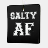 SALTY AF PINGING PONG BALL KERAMISCH ORNAMENT (Links)