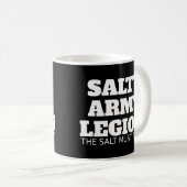 SALTY ARMY IS LEGIO, Zout moet T-Shirt stromen Koffiemok (Voorkant rechts)