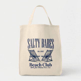 Salty Babes Beach Club Sac fourre-tout Côtier esth