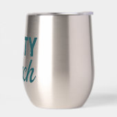 Salty Beach Teal Coastal Life Ocean Graphic Print (Gauche)