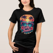 Salty Beach Tri-Blend Shirt (Voorkant)