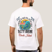 Salty Brine Beach, Rhode Island T-shirt (Achterkant)