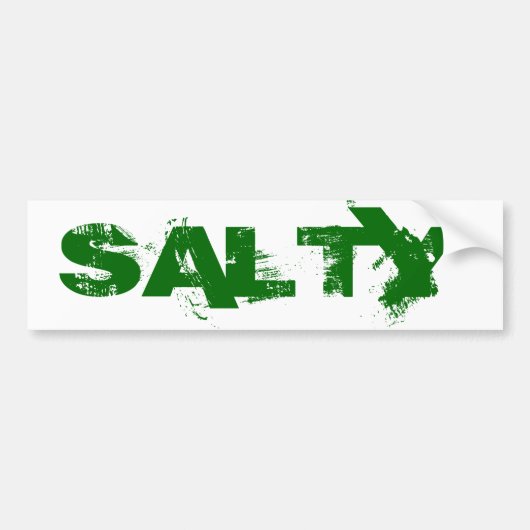 SALTY BUMPERSTICKER (Voorkant)