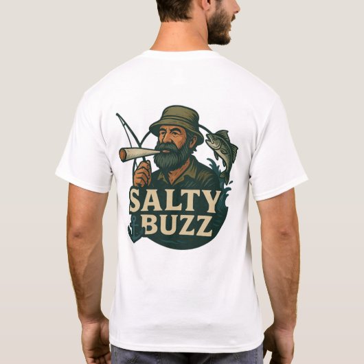 Salty Buzz Original design Basic T-Shirt (Dos)
