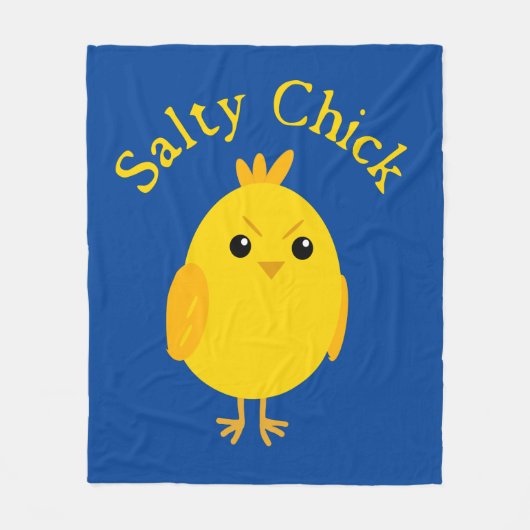 Salty Chick Fleece Deken (Voorkant)