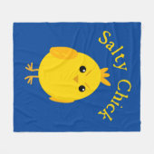 Salty Chick Fleece Deken (Voorkant (Horizontaal))