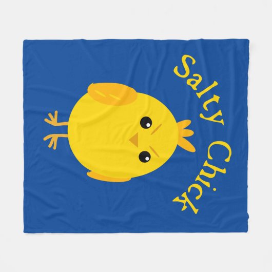 Salty Chick Fleece Deken (Voorkant (Horizontaal))