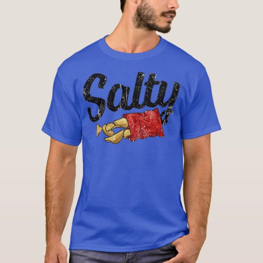 Salty Chips Funny T-shirt (Voorkant)