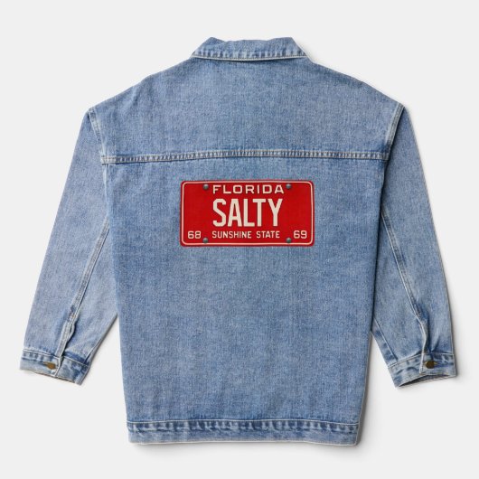 Salty Life 1969 | Plaque d'immatriculation rétro F (Verso)