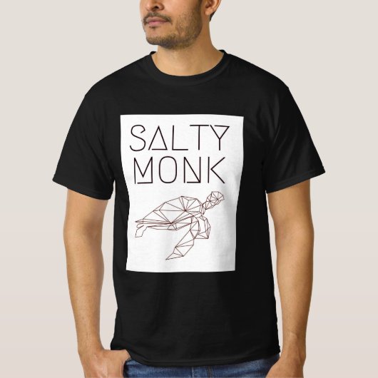 SALTY MOINE, Surf, Océan, T-shirt tortue de mer (Devant)