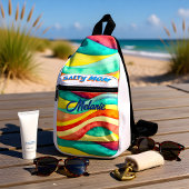 Salty Mom Beach Style Sling Bag