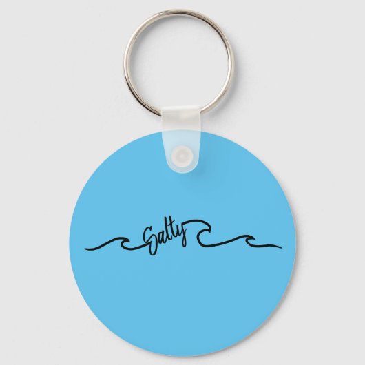 Salty Ocean Wave Sleutelhanger (Voorkant)
