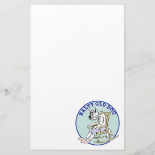 Salty Old Dog Briefpapier