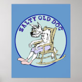 Salty Old Dog Poster (Voorkant)