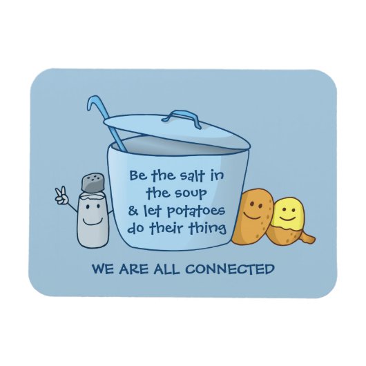 Salty Potato Soup Magneet (Horizontaal)