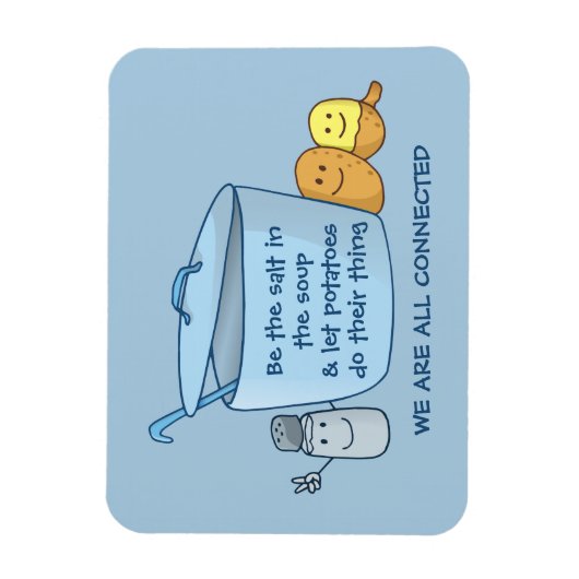 Salty Potato Soup Magneet (Verticaal)