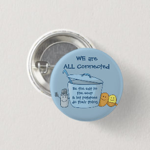 Salty Potato Soup Magnet Button