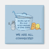 Salty Potato Soup Magnet Magneet (Voorkant)