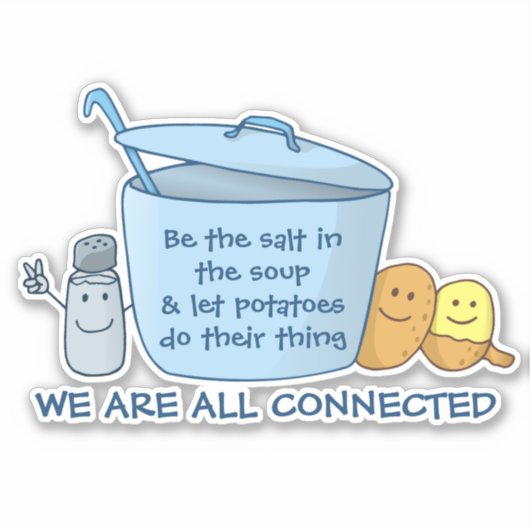 Salty Potato Soup Sticker (Voorkant)