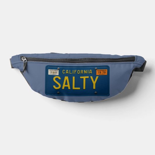 Salty -Retro 1969 California License Plate Graphic (Poser)