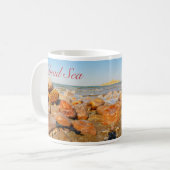 Salty Rocks op Dead Zee Shore, Jordaanse Mok (Voorkant links)