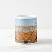 Salty Rocks op Dead Zee Shore, Jordaanse Mok (Center)