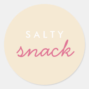 Salty Snack Sticker