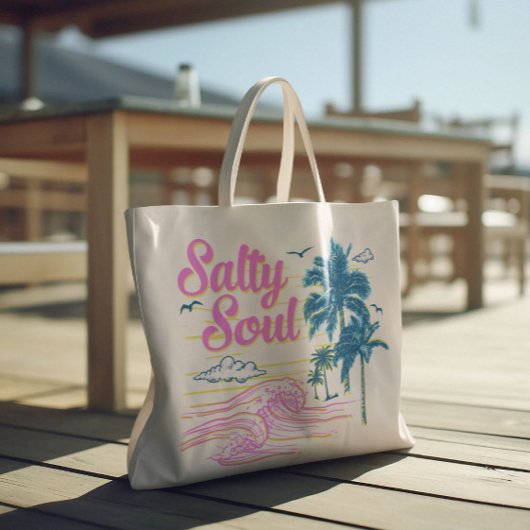 Salty Soul Grote Tote Bag