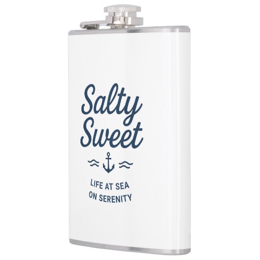 Salty Sweet Life bij Zee Mok Heupfles (Links)