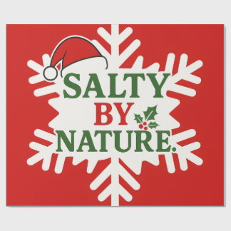 SaltyByNature kerstinpakpapier Cadeaupapier