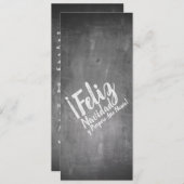 Saludos de Navidad en La Pizarra (Voorkant / Achterkant)