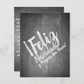 Saludos de Navidad en La Pizarra (Voorkant / Achterkant)