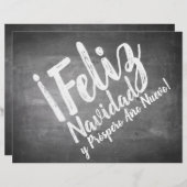 Saludos de Navidad en La Pizarra (Voorkant / Achterkant)