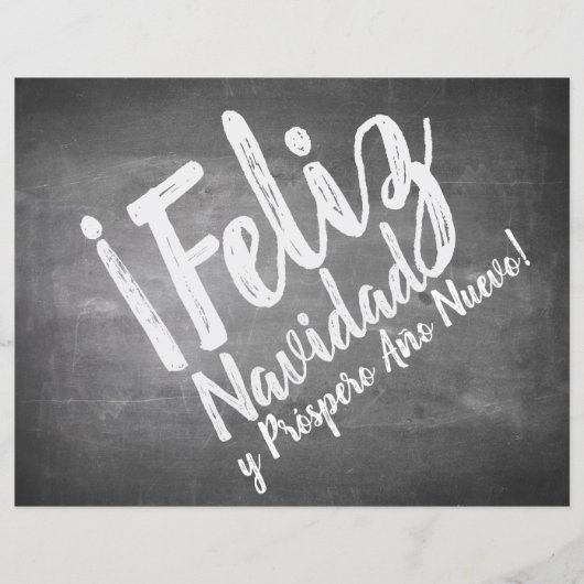 Saludos de Navidad en La Pizarra (Voorkant)