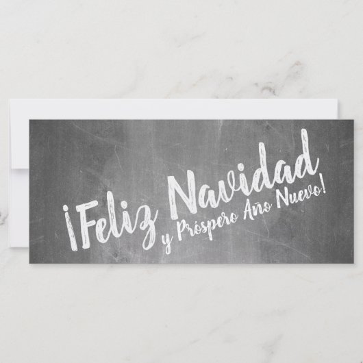 Saludos de Navidad en La Pizarra (Voorkant)