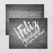 Saludos de Navidad en La Pizarra (Voorkant / Achterkant)