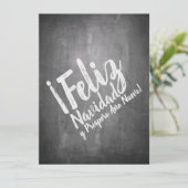 Saludos de Navidad en La Pizarra (Staand voorkant)