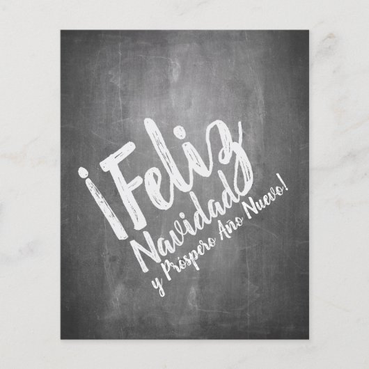 Saludos de Navidad en La Pizarra (Voorkant)